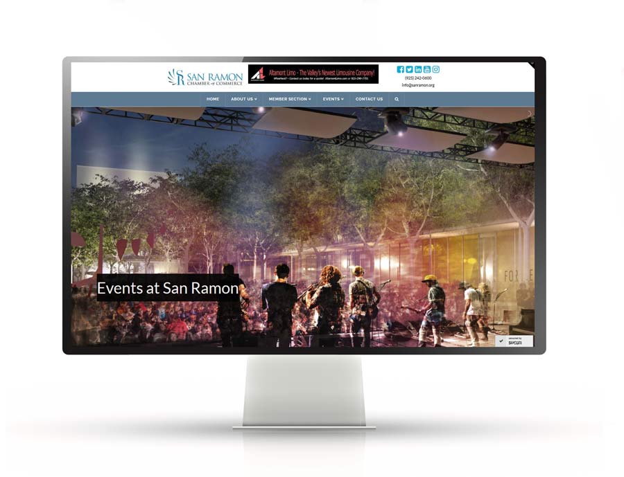 Functional, Visually Appealing Website Design | San Ramon Chamber of Commerce